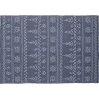 Плед Elnik, синий с молочно-белым Плед Elnik, синий с молочно-белым