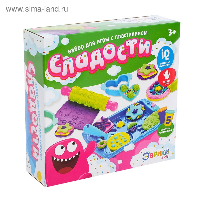 Набор для игры с пластилином &laquo;Сладости&raquo;