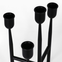 Подсвечник металл &laquo;Лаконичность&raquo;, на 5 свечей, 14 х 14 х 19 см