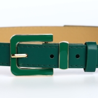Ремень женский, ширина 2,3 см, пряжка металл, цвет зелёный Ремень женский, ширина 2,3 см, пряжка металл, цвет зелёный