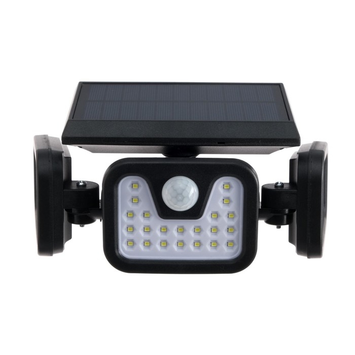 Светодиодный прожектор на солнечной батарее 20 Вт, выносная панель, 15 &times; 13 &times; 7 см, 6500К