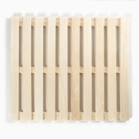 Решетка для пола из липы, 70х60х3 см