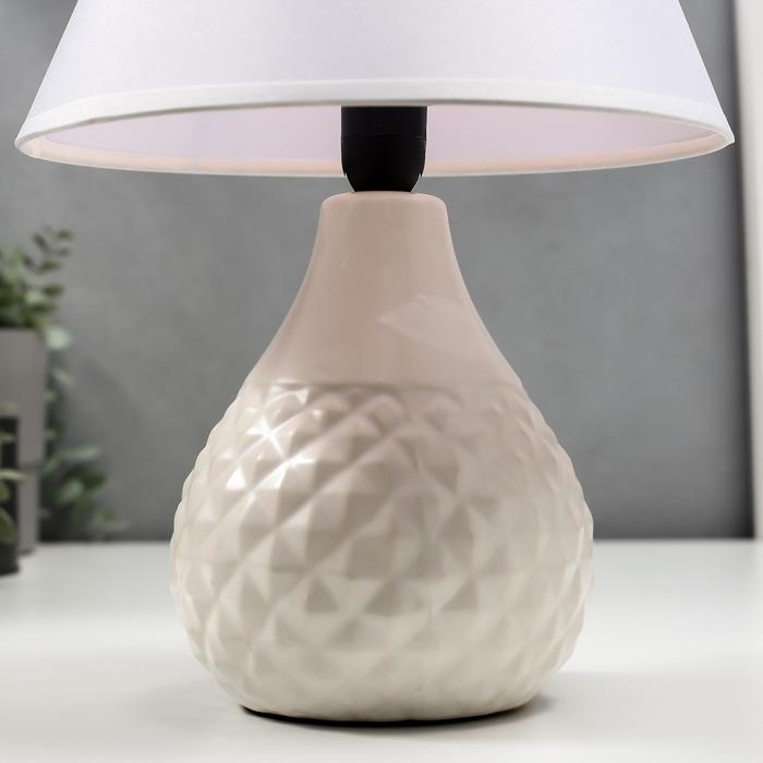 Лампа настольная 16369/1WT E14 40Вт белый 20х20х30 см RISALUX