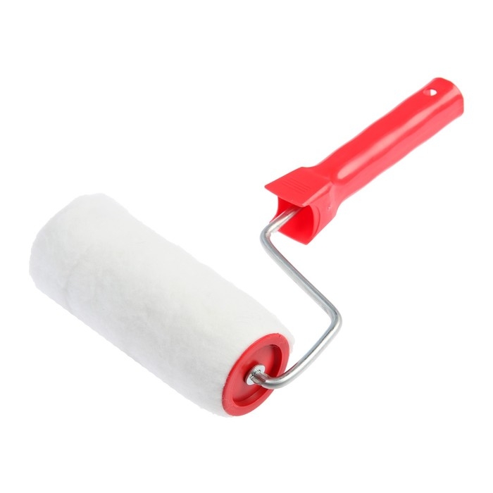 Валик ЛОМ, искусственный мех, 150 мм, рукоятка d=6 мм, D=50 мм, ворс 20 мм Валик ЛОМ, искусственный мех, 150 мм, рукоятка d=6 мм, D=50 мм, ворс 20 мм