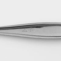 Ложка столовая «Силуэт», длина 20 см, толщина 1 мм, упрощённой обработки, цвет серебряный Ложка столовая «Силуэт», длина 20 см, толщина 1 мм, упрощённой обработки, цвет серебряный