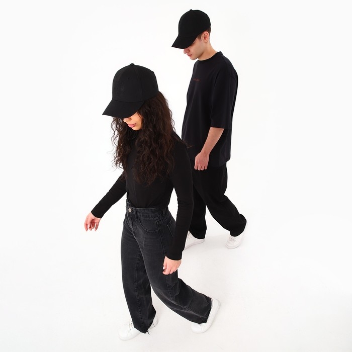 Кепка мужская «Герб», цвет чёрный, р-р 56 Кепка мужская «Герб», цвет чёрный, р-р 56