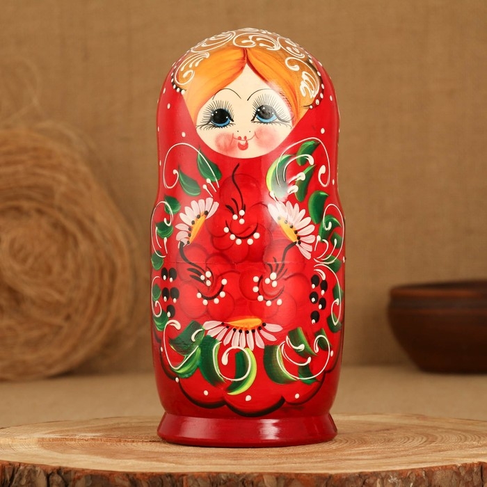 Матрёшка 7-ми кукольная Матрёшка 7-ми кукольная "Кира", 23-25см, ручная роспись.