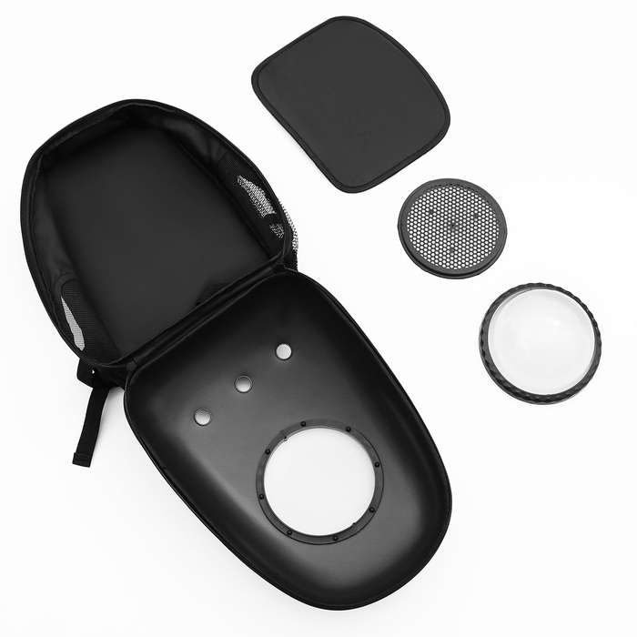 Рюкзак для переноски кошек и собак "Поля", с окном, 32 х 25 х 42 см