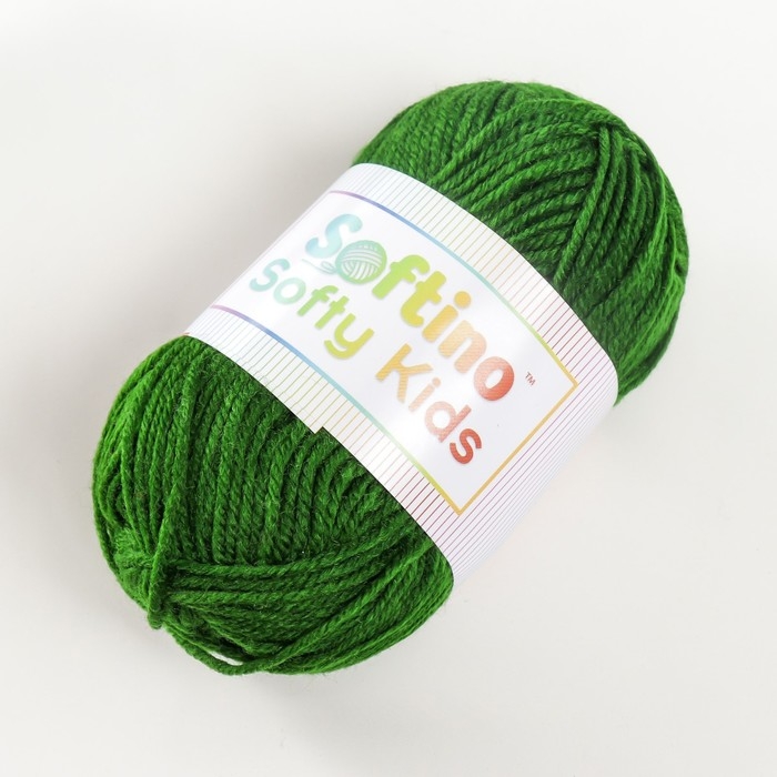 Пряжа 100% акрил "Softy Kids" 90м &plusmn;5м 50 гр цвет 42 хвоя