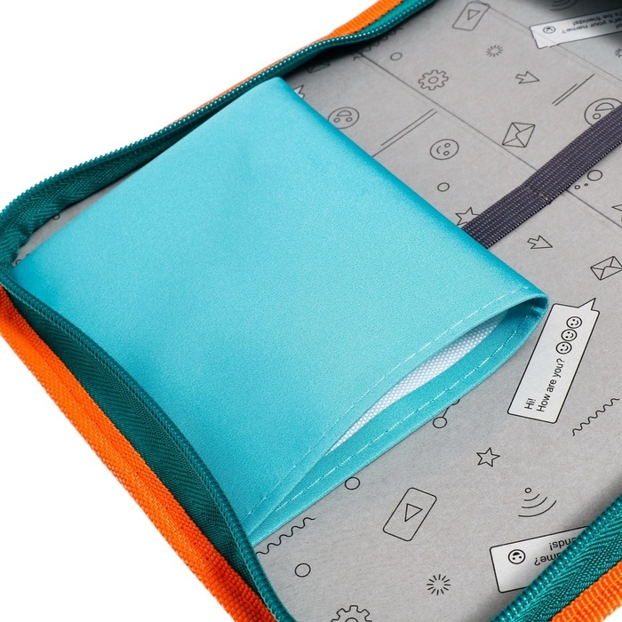 Пенал 1 секция 140 х 210 х 40 мм, откидной карман и косметичка, тканевый, Calligrata TOP Content Пенал 1 секция 140 х 210 х 40 мм, откидной карман и косметичка, тканевый, Calligrata TOP Content "Песик"