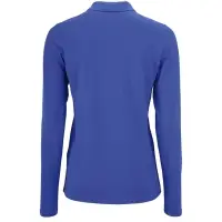 Рубашка поло женская с длинным рукавом Perfect LSL Women ярко-синяя, размер L Рубашка поло женская с длинным рукавом Perfect LSL Women ярко-синяя, размер L