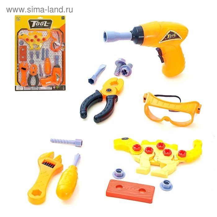 Набор инструментов &laquo;Спинозавр&raquo;, с разборной фигуркой