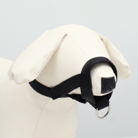 Недоуздок-намордник для собак строгий, размер M, ОM 15-26 см, ОШ 13-20 см, черный Недоуздок-намордник для собак строгий, размер M, ОM 15-26 см, ОШ 13-20 см, черный