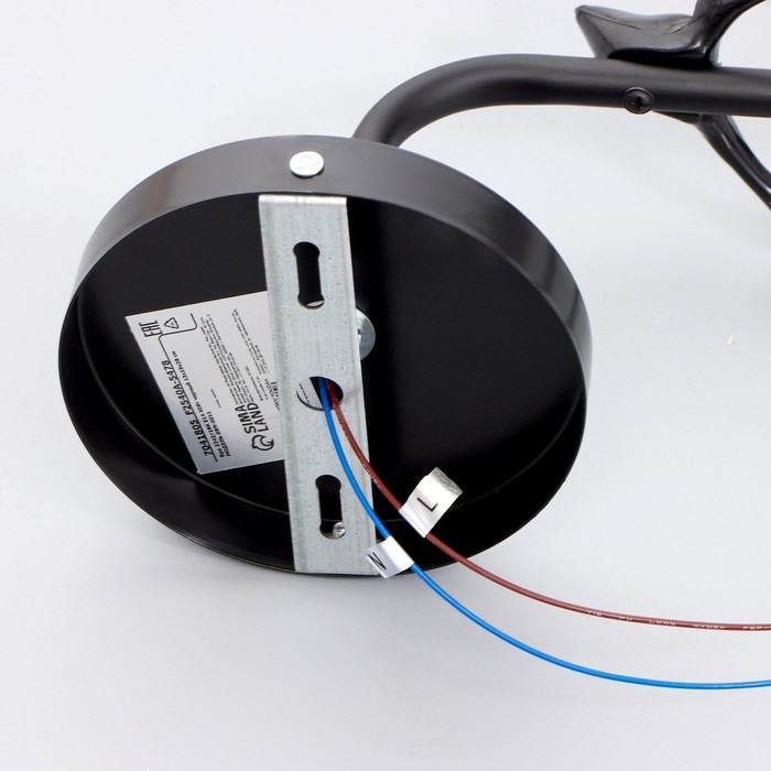 Бра 2242/1BK E14 40Вт черный 13х19х38 см Бра 2242/1BK E14 40Вт черный 13х19х38 см