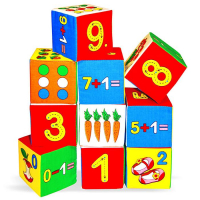 Набор развивающих мягких кубиков «Умная математика» Набор развивающих мягких кубиков «Умная математика»