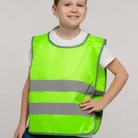 Жилет детский С-2.001Н, желтый неон, размер 134-68-63