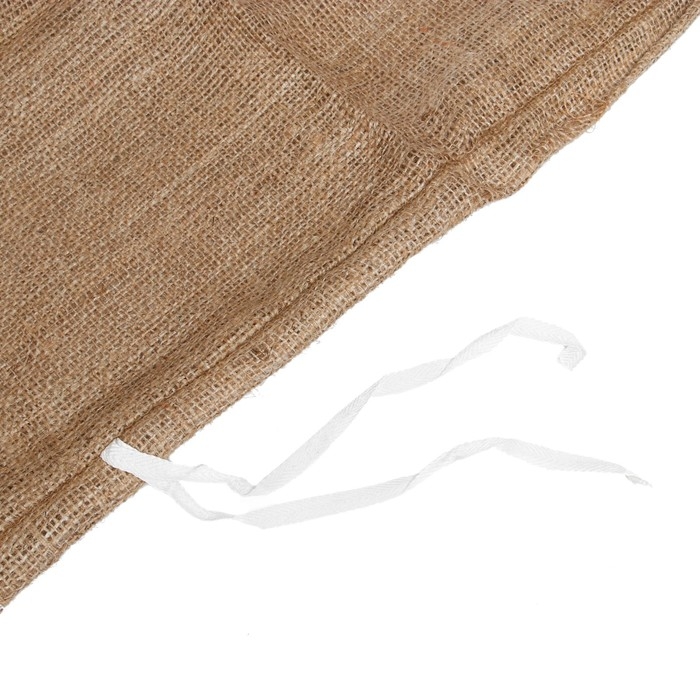 Мешок джутовый, 50 × 90 см, плотность 260 г/м², плетение 46 × 34 нити, с завязками Мешок джутовый, 50 × 90 см, плотность 260 г/м², плетение 46 × 34 нити, с завязками