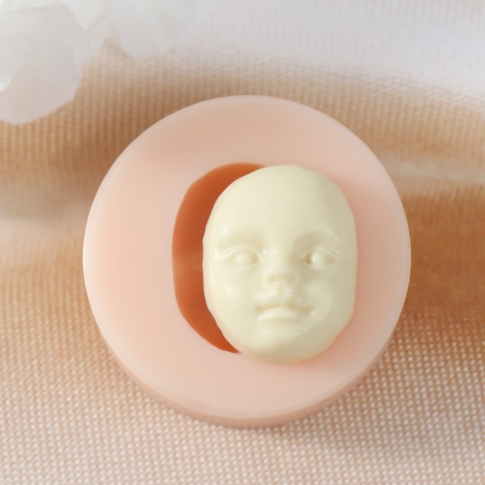 Молд силикон Молд силикон "Лицо младенца" №6 2,7х2х1 см