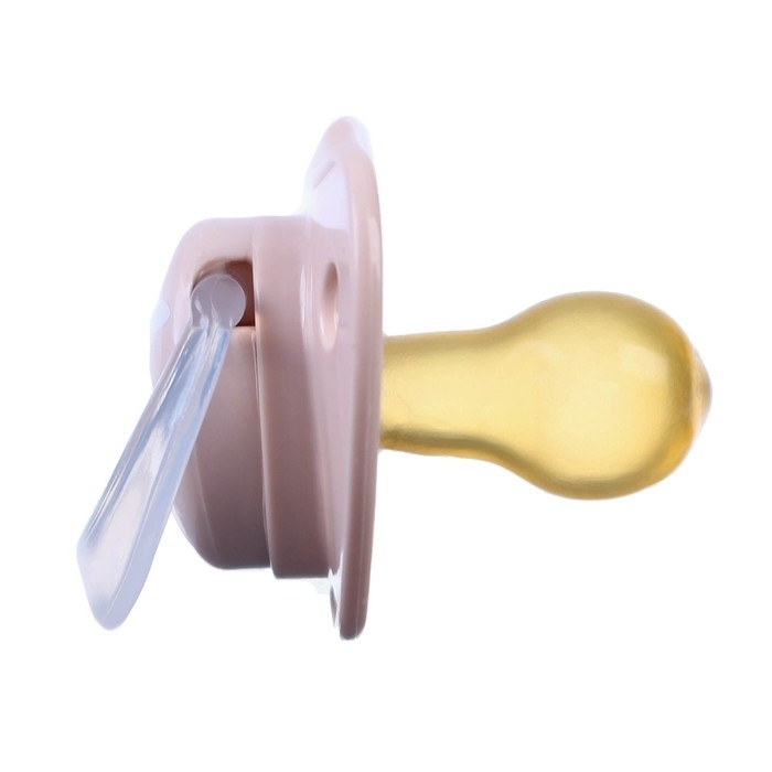 Соска - пустышка латексная классическая &laquo;Зайка&raquo;, от 3 мес., цвет розовый