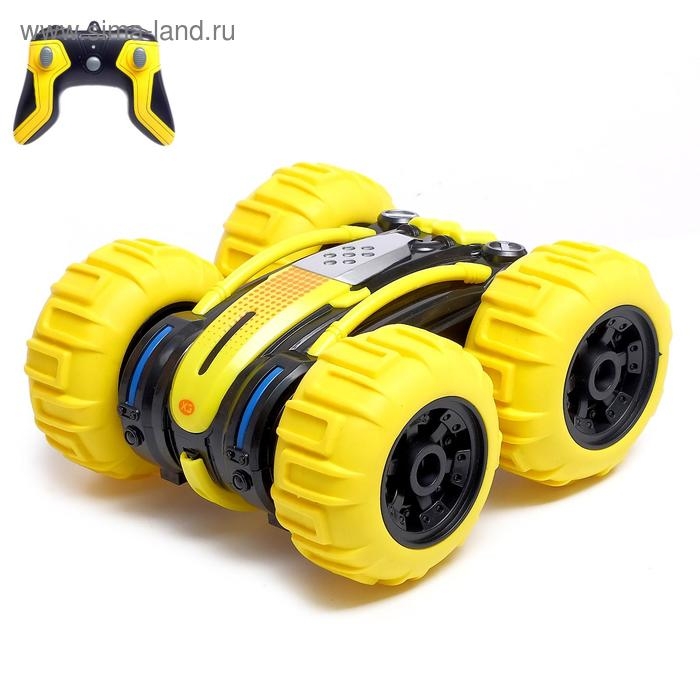 Перевёртыш радиоуправляемый &laquo;Торнадо&raquo;, работает от аккумулятора, цвет жёлтый