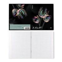 Тетрадь 96 листов в клетку, ErichKrause X-Ray Art, обложка мелованный картон, голографическая ламинация, блок офсет 100% белизна, МИКС Тетрадь 96 листов в клетку, ErichKrause X-Ray Art, обложка мелованный картон, голографическая ламинация, блок офсет 100% белизна, МИКС