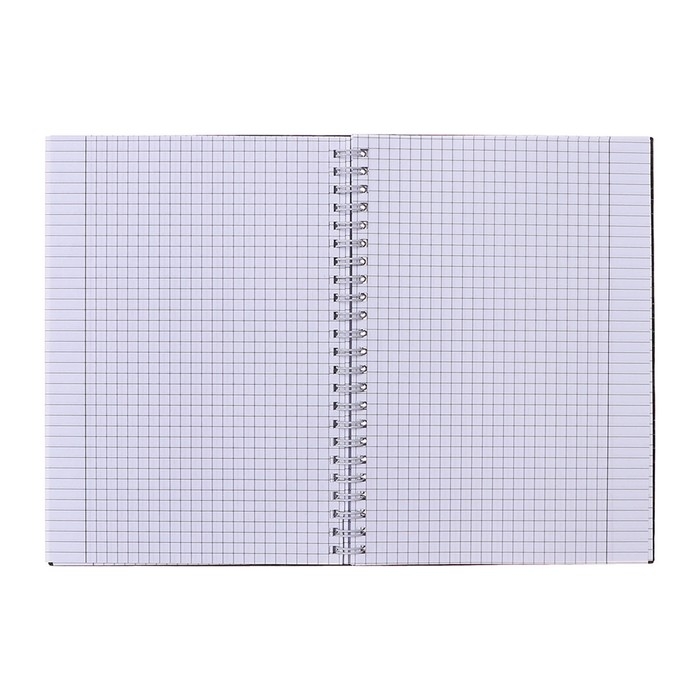 Тетрадь A5, 80 листов в клетку на гребне Calligrata Тетрадь A5, 80 листов в клетку на гребне Calligrata "Аниме Art. Ч/Б", обложка 7БЦ, блок офсет