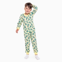 Пижама для мальчика, цвет жёлтый/кактусы, рост 92 см Пижама для мальчика, цвет жёлтый/кактусы, рост 92 см