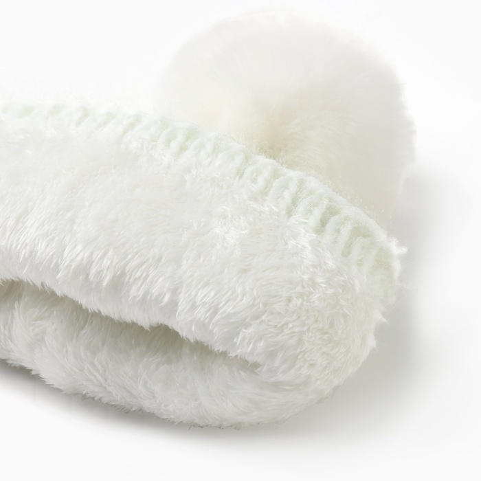 Шапка женская MINAKU, цвет молочный, р-р 56-58