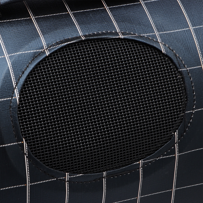 Сумка-переноска каркасная "Клетка", размер S, 37 х 20х 24 см, чёрная