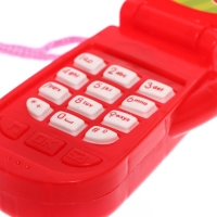 Музыкальный телефон &laquo;Приключения&raquo;, русская озвучка, световые эффекты, работает от батареек, МИКС