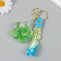 Брелок пластик с карабином, ремешком "Цветочек с ракушками" водный с декором 1,8х5,3х5,6 см 104732 Брелок пластик с карабином, ремешком "Цветочек с ракушками" водный с декором 1,8х5,3х5,6 см 104732