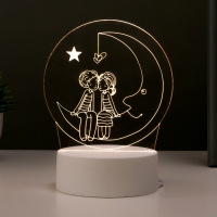 Светильник "Влюбленная пара" LED 3 цвета от USB Светильник "Влюбленная пара" LED 3 цвета от USB