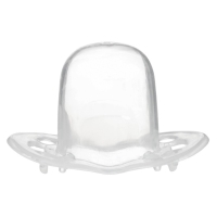 Соска - пустышка силиконовая ортодонтическая &laquo;Слоник&raquo;, от 0 мес., с колпачком, цвет черный