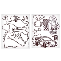 Дождевик раскраска «Динозаврик» (110-130 см) Дождевик раскраска «Динозаврик» (110-130 см)