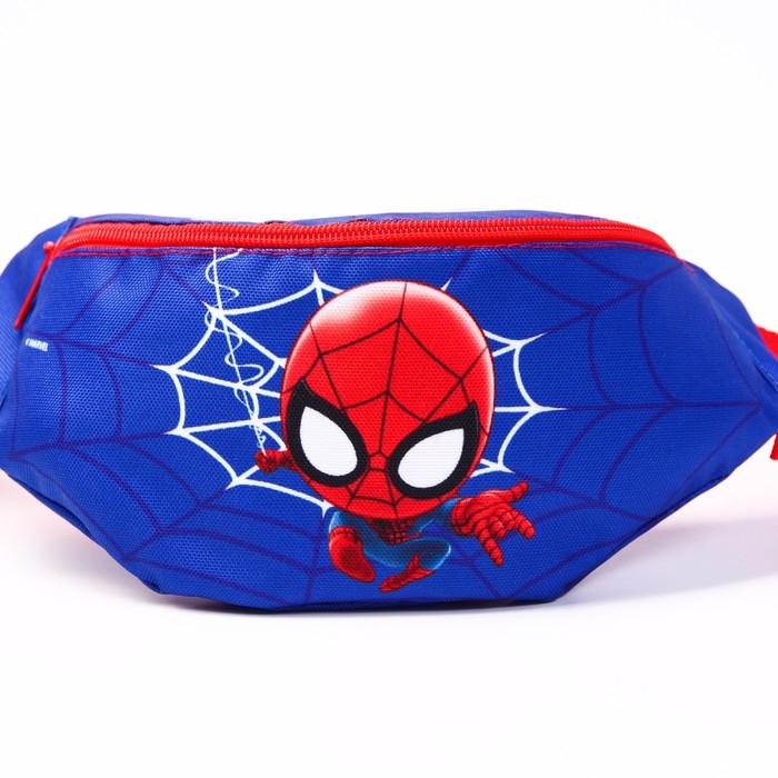 Сумка поясная, 25х6х13 см, на молнии, Человек-паук Сумка поясная, 25х6х13 см, на молнии, Человек-паук