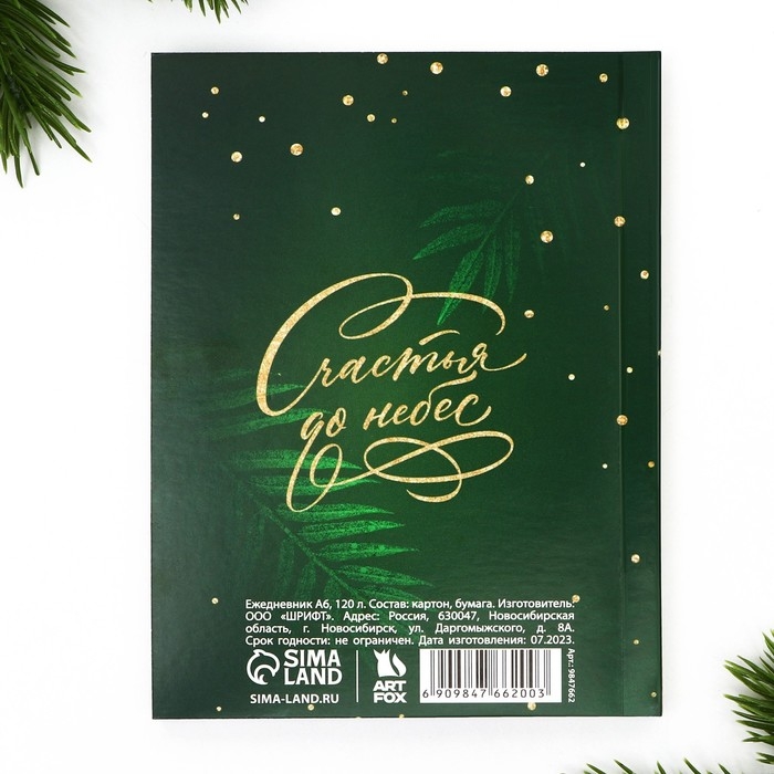 Новый год. Ежедневник А6, 120 л &laquo;Чудо обязательно случится&raquo;