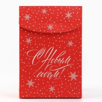 Коробка подарочная новогодняя складная &laquo;Роскошный праздник&raquo;, 15 х 7 х 22 см, Новый год