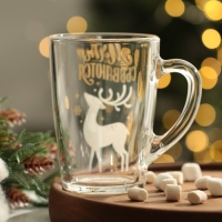 Новый год. Кружка стеклянная &laquo;Мечты&raquo;, 300 мл