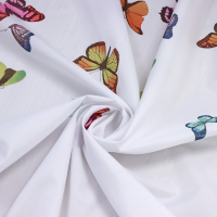 Штора для ванны Доляна &laquo;Бабочки&raquo;, 180&times;180 см