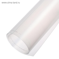 Лист ПЭТ-А, толщина 1 мм, 2,05 &times; 1,25 м, без УФ, прозрачный