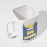 Кружка керамическая &laquo;Железная воля&raquo;, 500 мл, цвет белый