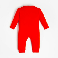 Комбинезон Крошка Я "Happy winter", рост 74-80 см, красный