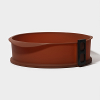 Форма для выпечки со стеклянным дном Доляна «Круг», 25,5×7 см (от ручки до ручки 29 см), цвет коричневый Форма для выпечки со стеклянным дном Доляна «Круг», 25,5×7 см (от ручки до ручки 29 см), цвет коричневый