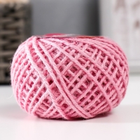 Пряжа 100% джут "Softino Jute Colored" 50м &plusmn;2м светло-розовый 50 гр