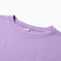 Футболка детская со спущенным плечом, цвет лиловый, рост 104 см Футболка детская со спущенным плечом, цвет лиловый, рост 104 см