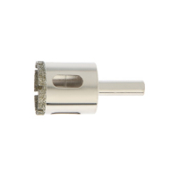 Сверло алмазное по стеклу и керамике ТУНДРА, трехгранный хвостовик, 32 х 65 мм Сверло алмазное по стеклу и керамике ТУНДРА, трехгранный хвостовик, 32 х 65 мм