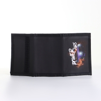 Кошелёк детский на липучке &laquo;Выбражулька&raquo;, цвет чёрный