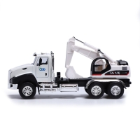 Грузовик металлический &laquo;Кран&raquo;, инерция, открываются двери, свет и звук