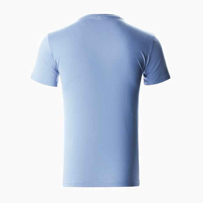Футболка мужская однотонная, цвет светло-голубой, размер 48 Футболка мужская однотонная, цвет светло-голубой, размер 48