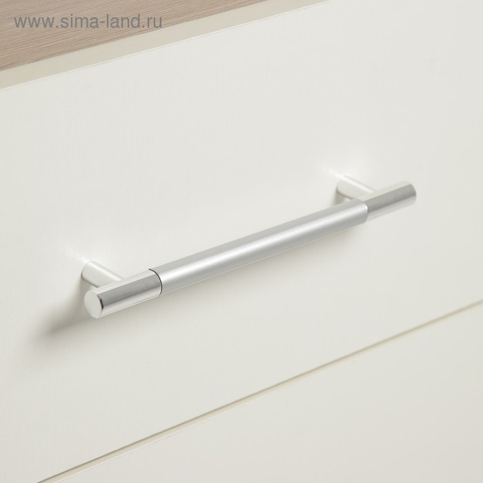 Комод КП-3   3ящ. 1000х800х440(730), Ясень шимо светлый/Белый